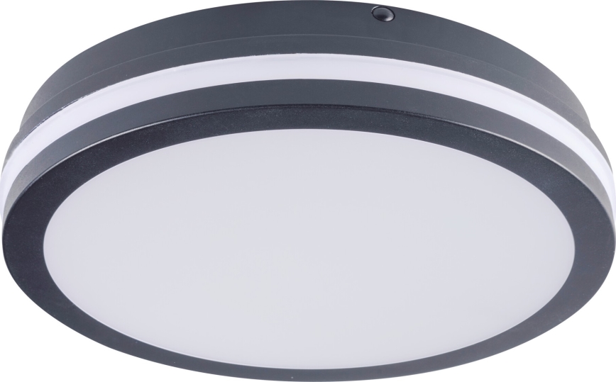 LED Zunanja stropna svetilka s senzorjem gibanja BENO LED/24/30W/230V 3000/3500/4000K IP65 antracit okrogla