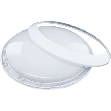 LED Zunanja stropna svetilka s senzorjem RENO LED/16W/230V IP66 bela