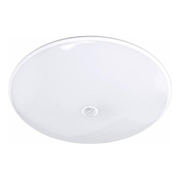 LED zunanja stropna svetilka s senzorjem VISTA LED/15W/230V, Ø 26 cm, IP54, bela