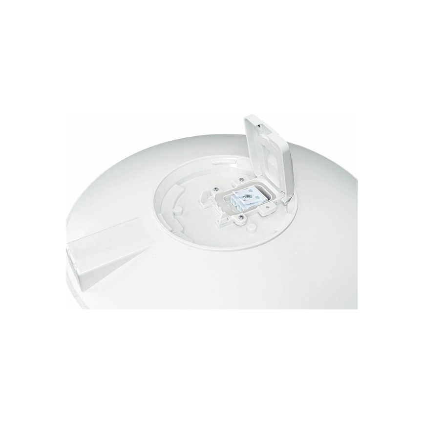 LED zunanja stropna svetilka s senzorjem VISTA LED/15W/230V, Ø 26 cm, IP54, bela