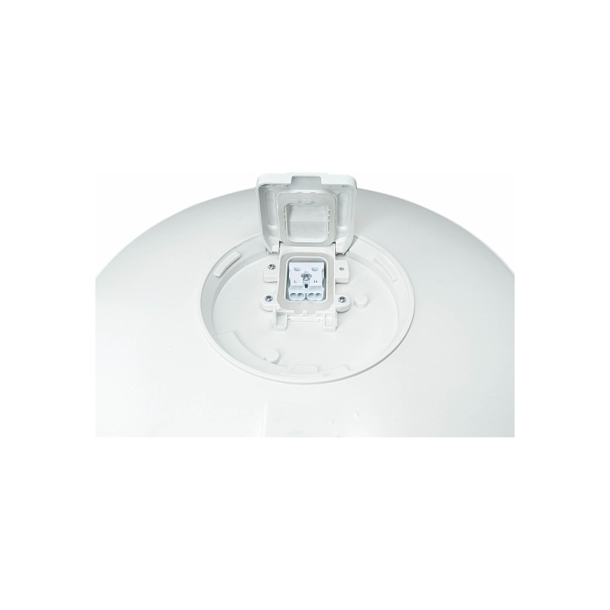 LED zunanja stropna svetilka s senzorjem VISTA LED/15W/230V, Ø 26 cm, IP54, bela