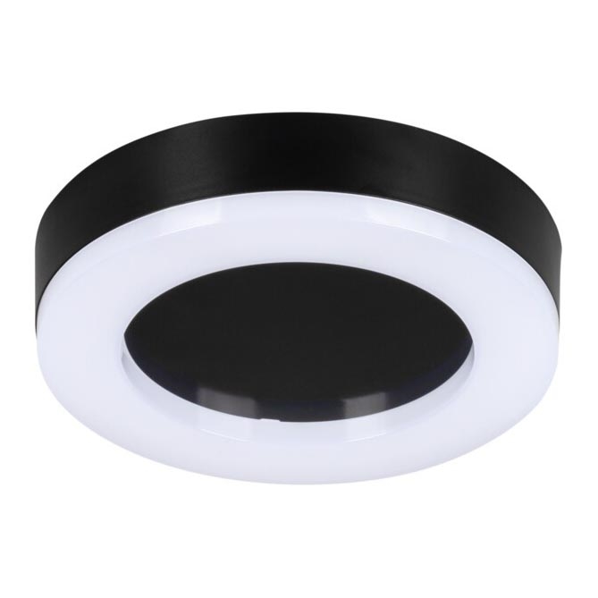 LED Zunanja stropna svetilka TURA LED/15W/230V 4000K IP65 črna