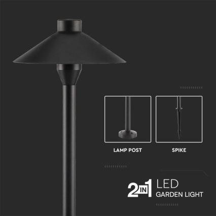 LED Zunanja svetilka 2v1 LED/7W/230V IP65 3000K
