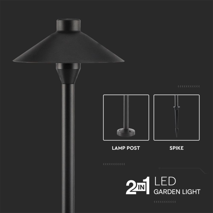 LED Zunanja svetilka 2v1 LED/7W/230V IP65 3000K