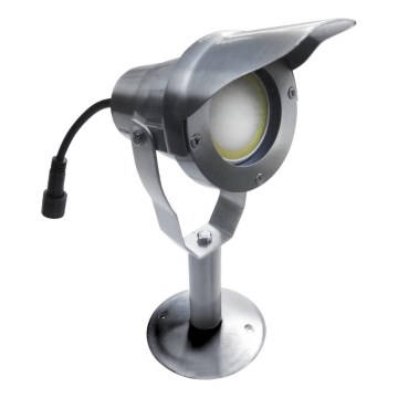 LED Zunanja svetilka EASY CONNECT 1xGU10/6,5W/230V IP67 mat krom