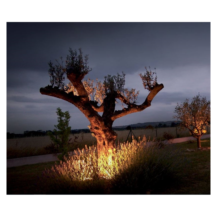 LED Zunanja svetilka EASY CONNECT 1xGU10/6,5W/230V IP67 mat krom