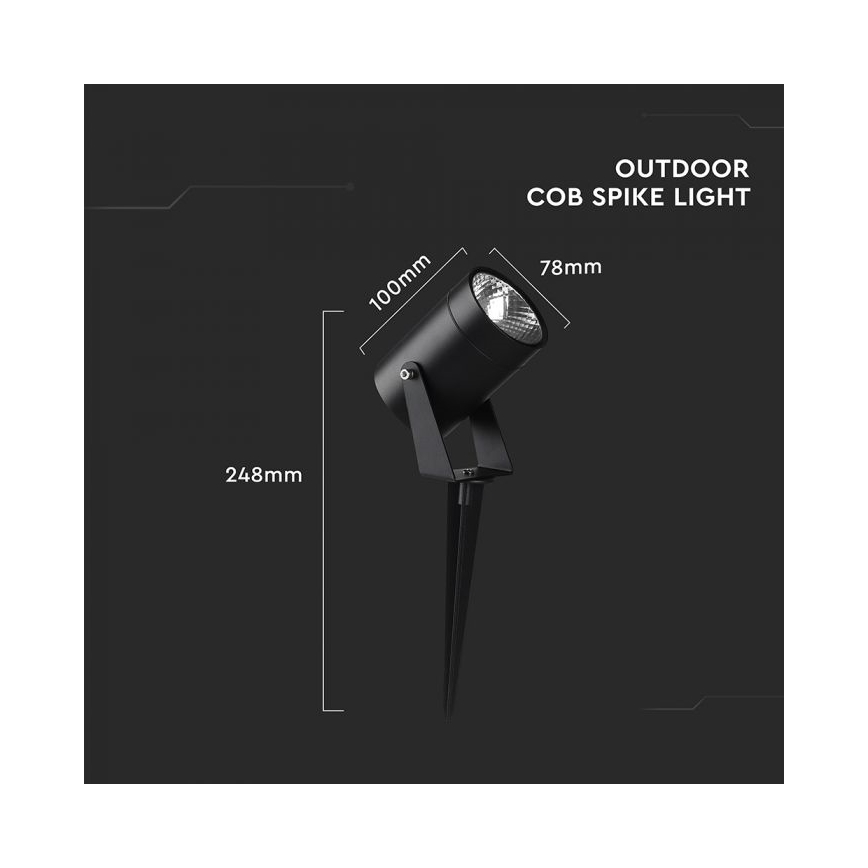 LED zunanja svetilka LED/10W/230V 3000K IP65