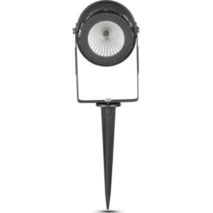 LED Zunanja svetilka LED/12W/100-240V IP65 4000K črna