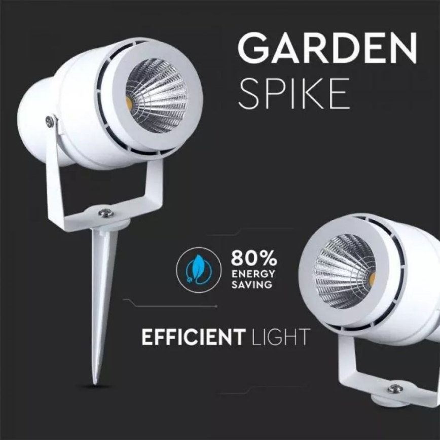 LED Zunanja svetilka LED/12W/100-240V IP65 bela