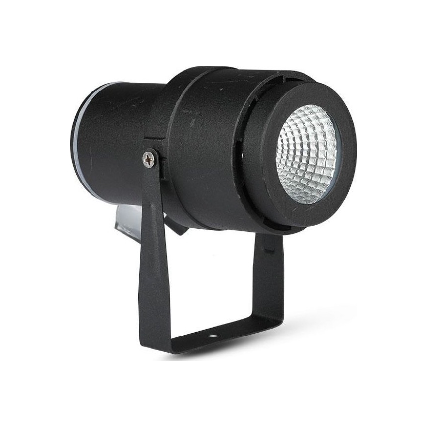 LED Zunanja svetilka LED/12W/100-240V IP65 črna - zelena svetloba