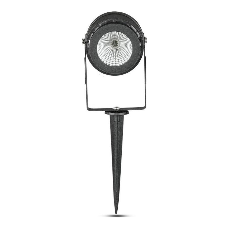 LED Zunanja svetilka LED/12W/100-240V IP65 črna - zelena svetloba