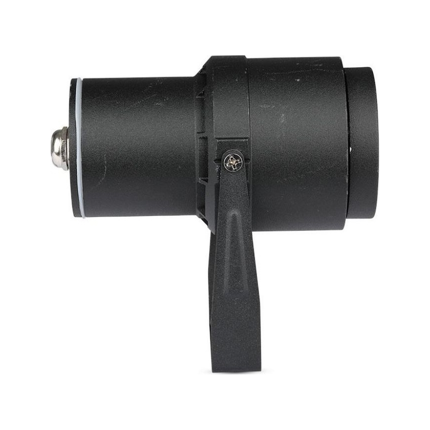 LED Zunanja svetilka LED/12W/100-240V IP65 črna - zelena svetloba