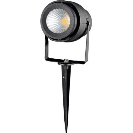 LED Zunanja svetilka LED/12W/100-240V IP65 črna - zelena svetloba