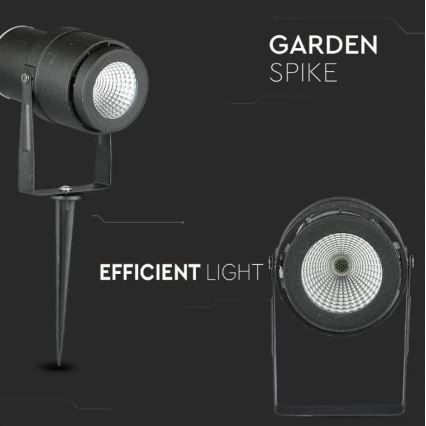LED Zunanja svetilka LED/12W/230V 3000K črna IP65