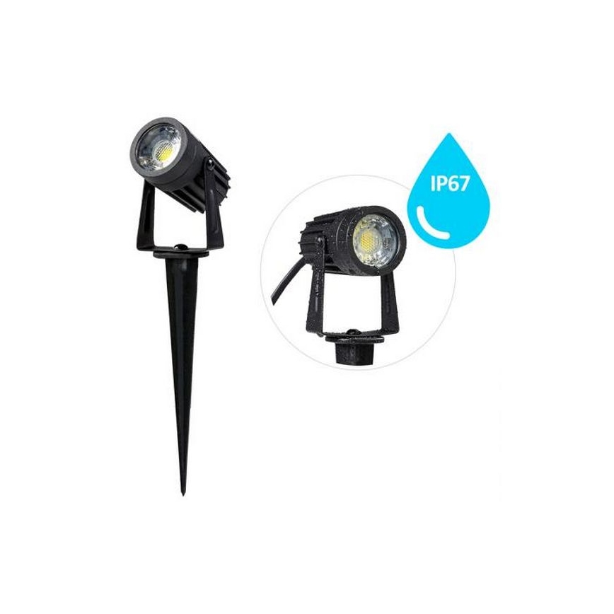 LED Zunanja svetilka LED/3W/230V 2800K IP67 črna