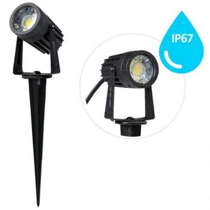 LED Zunanja svetilka LED/3W/230V 4000K IP67 črna