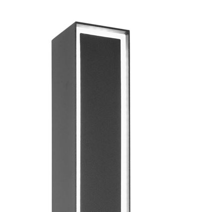 LED zunanja svetilka MODO LED/23,4W/230V 4000K IP44 80 cm črna