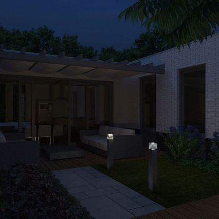 LED Zunanja svetilka MYGARDEN VERANDA 1xE27/11W/230V + 1xE27/20W