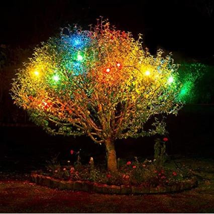 LED Zunanja svetlobna veriga EASY CONNECT 8xE27 5m IP44 multicolor