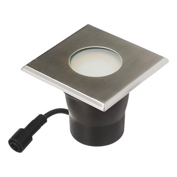 LED Zunanja vgradna svetilka EASY CONNECT 1xGU10/4W/230V 3000K IP65 kvadraten
