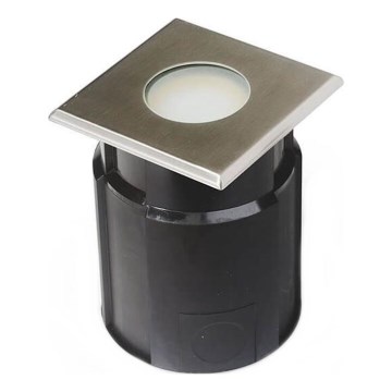 LED Zunanja vgradna svetilka EASY CONNECT 1xGU10/4W/230V 3000K IP65 kvadraten