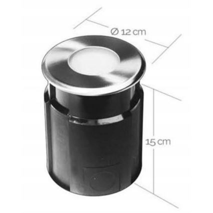 LED Zunanja vgradna svetilka EASY CONNECT 1xGU10/4W/230V 3000K IP65 okrogla