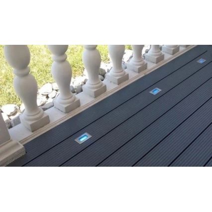 LED Zunanja vgradna svetilka EASY CONNECT LED/2W/230V modra IP67 rectangular