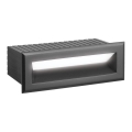 LED zunanja vgradna svetilka FLIK LED/3W/230V IP65 antracit