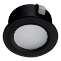 LED Zunanja vgradna svetilka IMBER LED/1W/12V 6500K pr. 3 cm 30 lm IP65 črna