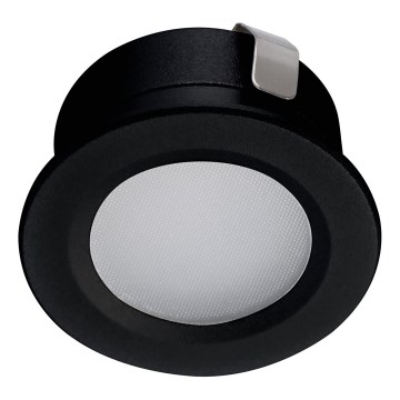 LED Zunanja vgradna svetilka IMBER LED/1W/12V 6500K pr. 3 cm 30 lm IP65 črna