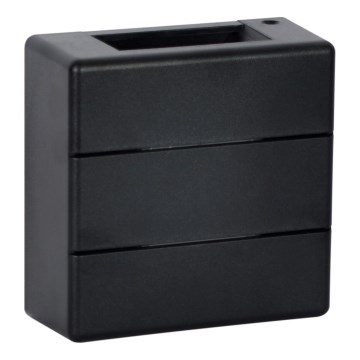 LED zunanje stensko svetilo LUXLINE 6W/230V 3000K IP54 črno