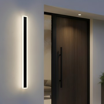 LED zunanje stensko svetilo MIRANA S LED/25W/230V 4000K IP44 120 cm črna