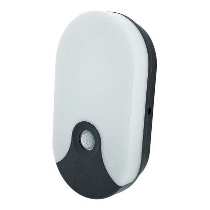 LED Zunanje stensko svetilo s senzorjem gibanja LED/18W/230V IP44 antracit