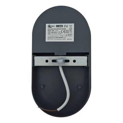 LED Zunanje stensko svetilo s senzorjem gibanja LED/18W/230V IP44 antracit