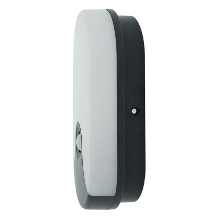 LED Zunanje stensko svetilo s senzorjem gibanja LED/18W/230V IP44 antracit