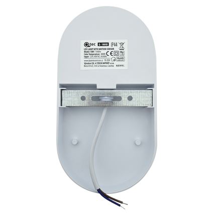 LED zunanje stensko svetilo s senzorjem gibanja LED/18W/230V IP44 antracit