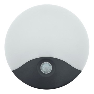 LED zunanje stensko svetilo s senzorjem gibanja LED/18W/230V IP44 belo