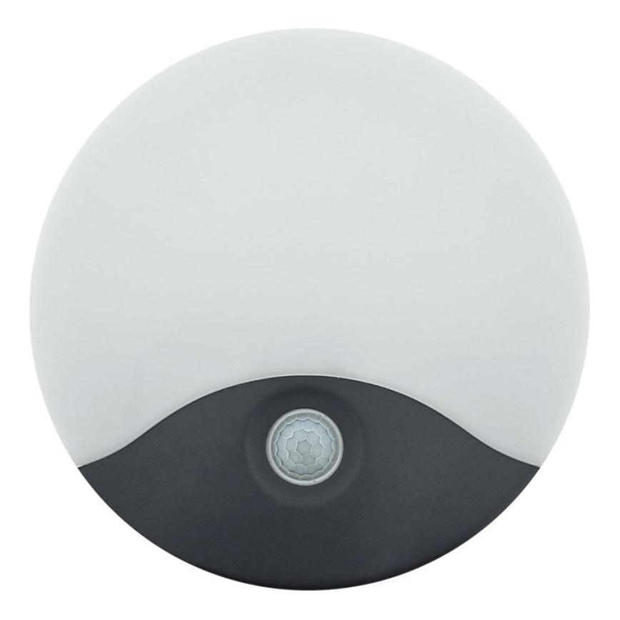 LED zunanje stensko svetilo s senzorjem gibanja LED/18W/230V IP44 belo