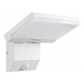 LED zunanje stensko svetilo s senzorjem gibanja LED/18W/230V IP44 belo