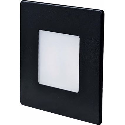 LED zunanje stopniščno svetilo LED/1,7W/230V 3000/4000/6000K IP54 črno