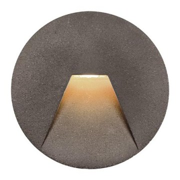 LED Zunanje vgradno svetilo SPACE LED/4W/230V IP65 sivo
