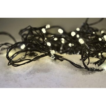 LED zunanji božični niz 100×LED/8 funkcij IP44 13 m topla bela