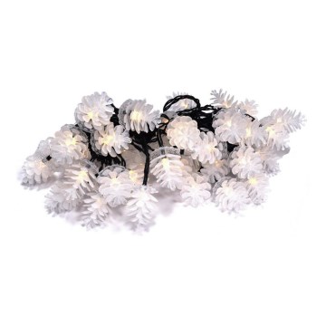 LED zunanji božični niz 40xLED/15m IP44 topla bela