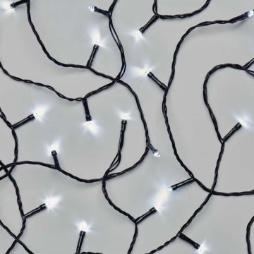 LED Zunanji božični niz 40xLED/3xAA 3,3m IP44 hladna bela