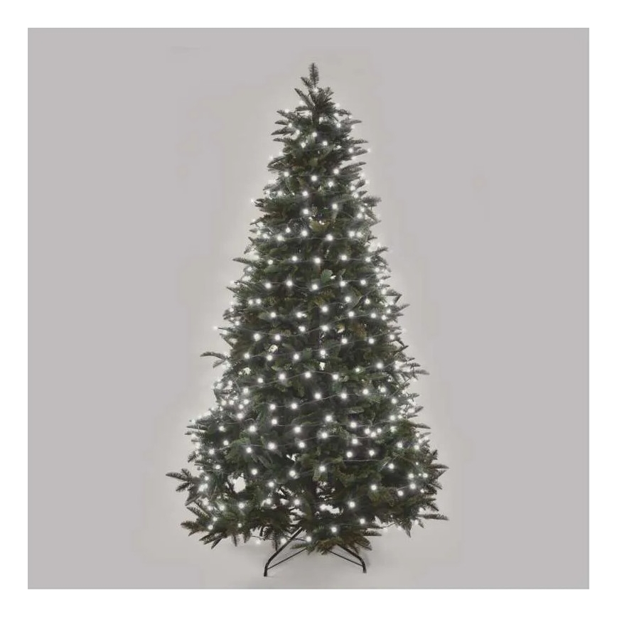 LED Zunanji božični niz 480xLED/8 funkcij 53m hladno bela IP44