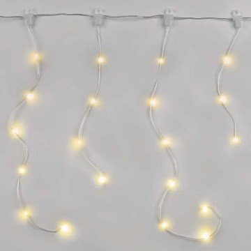 LED Zunanji božični niz 54xLED/8 funkcij 6,7x0,7m IP44 topla bela