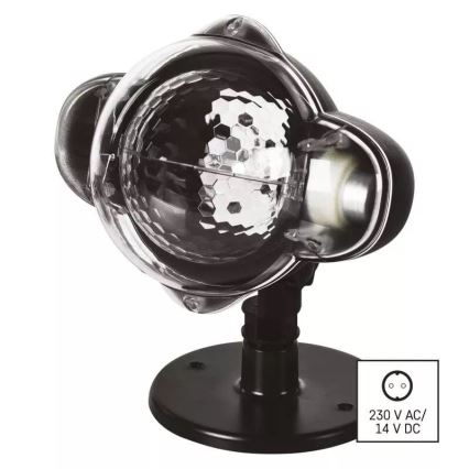 LED Zunanji božični projektor LED/3,6W/230V IP44 topla/hladna bela