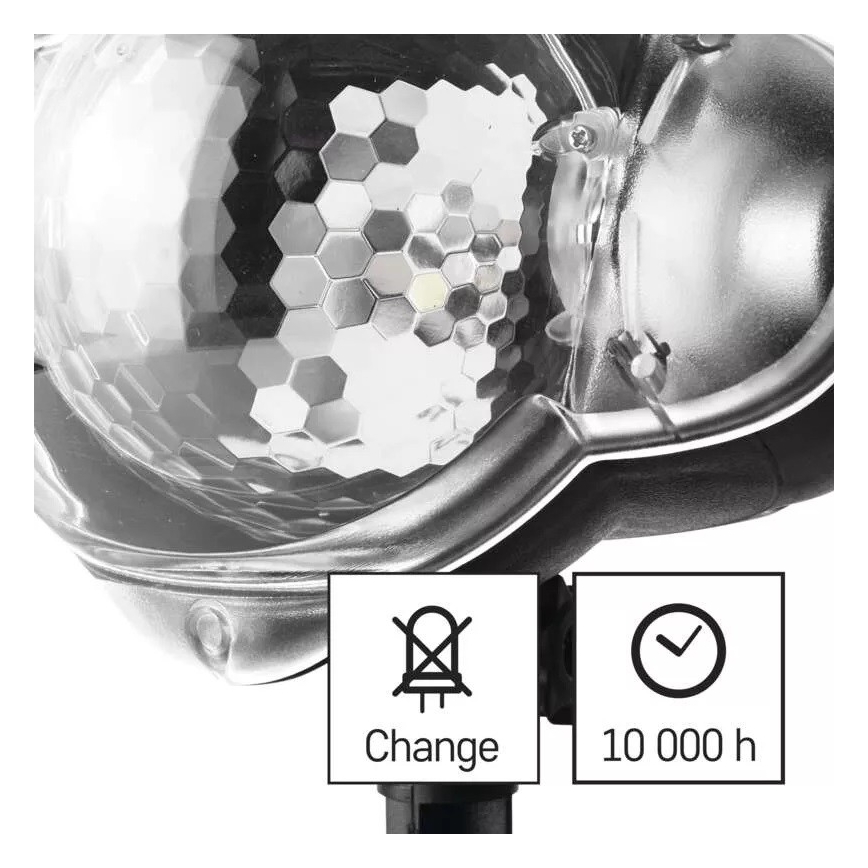 LED Zunanji božični projektor LED/3,6W/230V IP44 topla/hladna bela