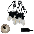 LED zunanji dekorativni niz 10xLED/0,36W/230V 8 m IP44 črna