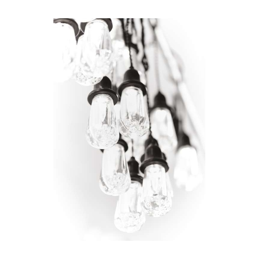 LED zunanji dekorativni niz 16×LED 8,6 m IP44 hladna bela